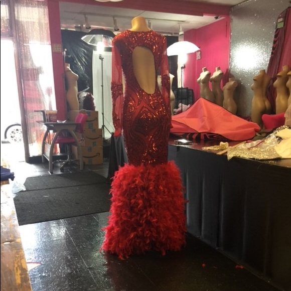 Red Prom Dress - Picture 2 of 2